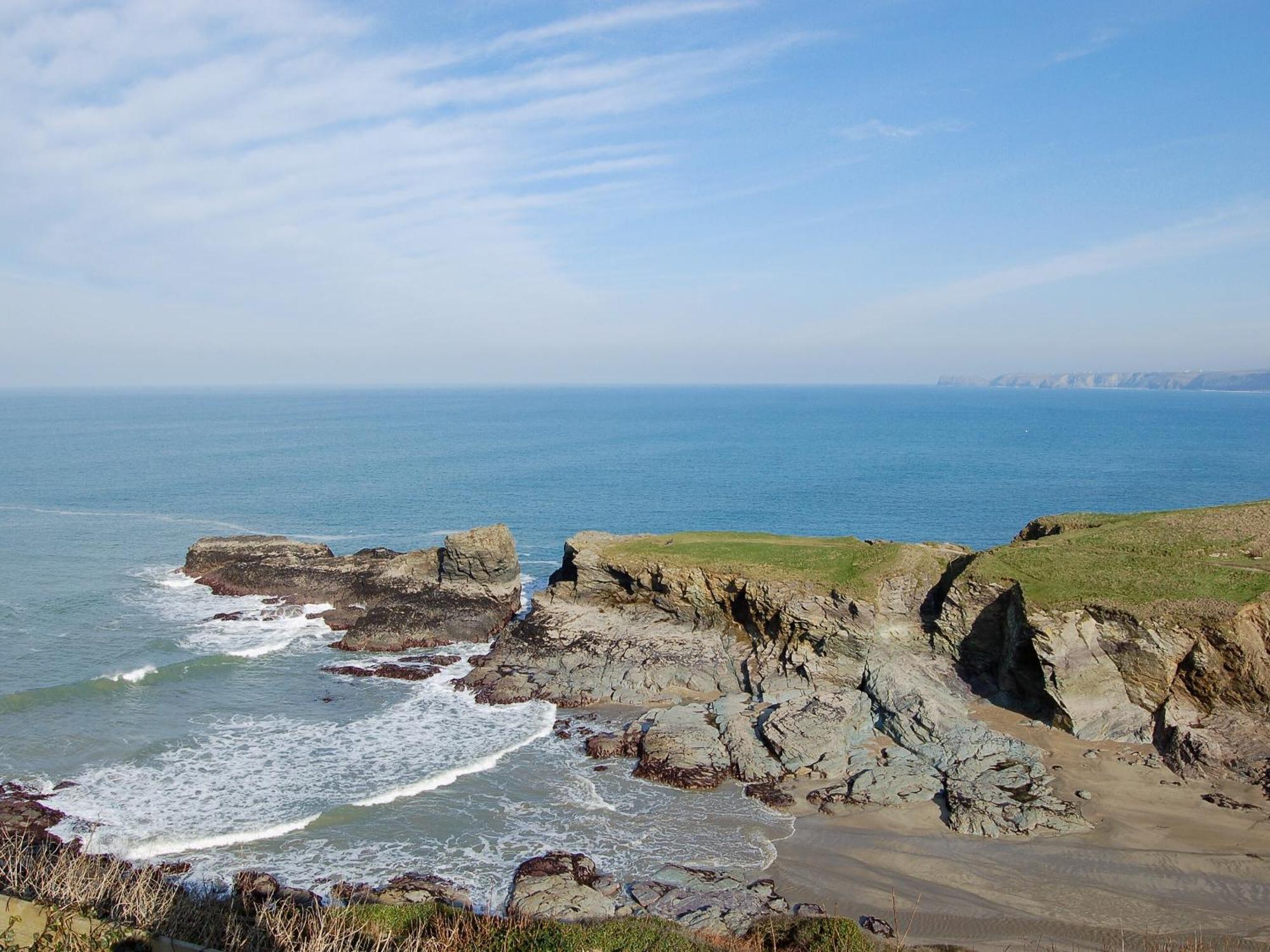 Knights Den Villa Port Isaac Bagian luar foto